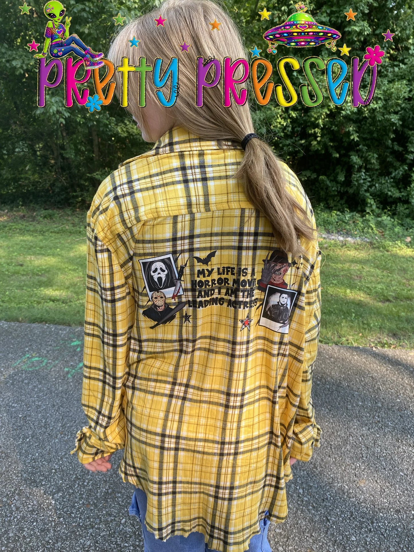 Horror Movie Flannel - Small