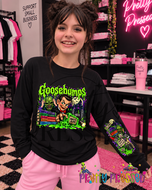 Goosebumps long sleeve w/ sleeve design