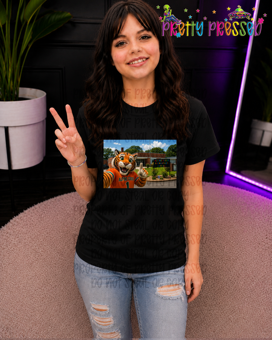 Alpine Crest Elementary Mascot Tee