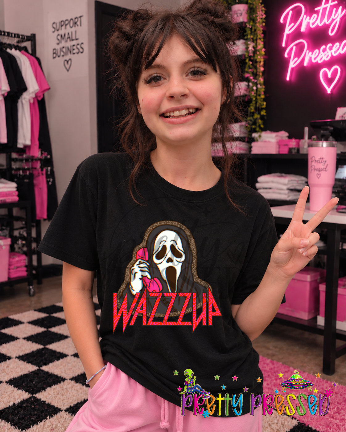 Wazzup Ghostie Tee