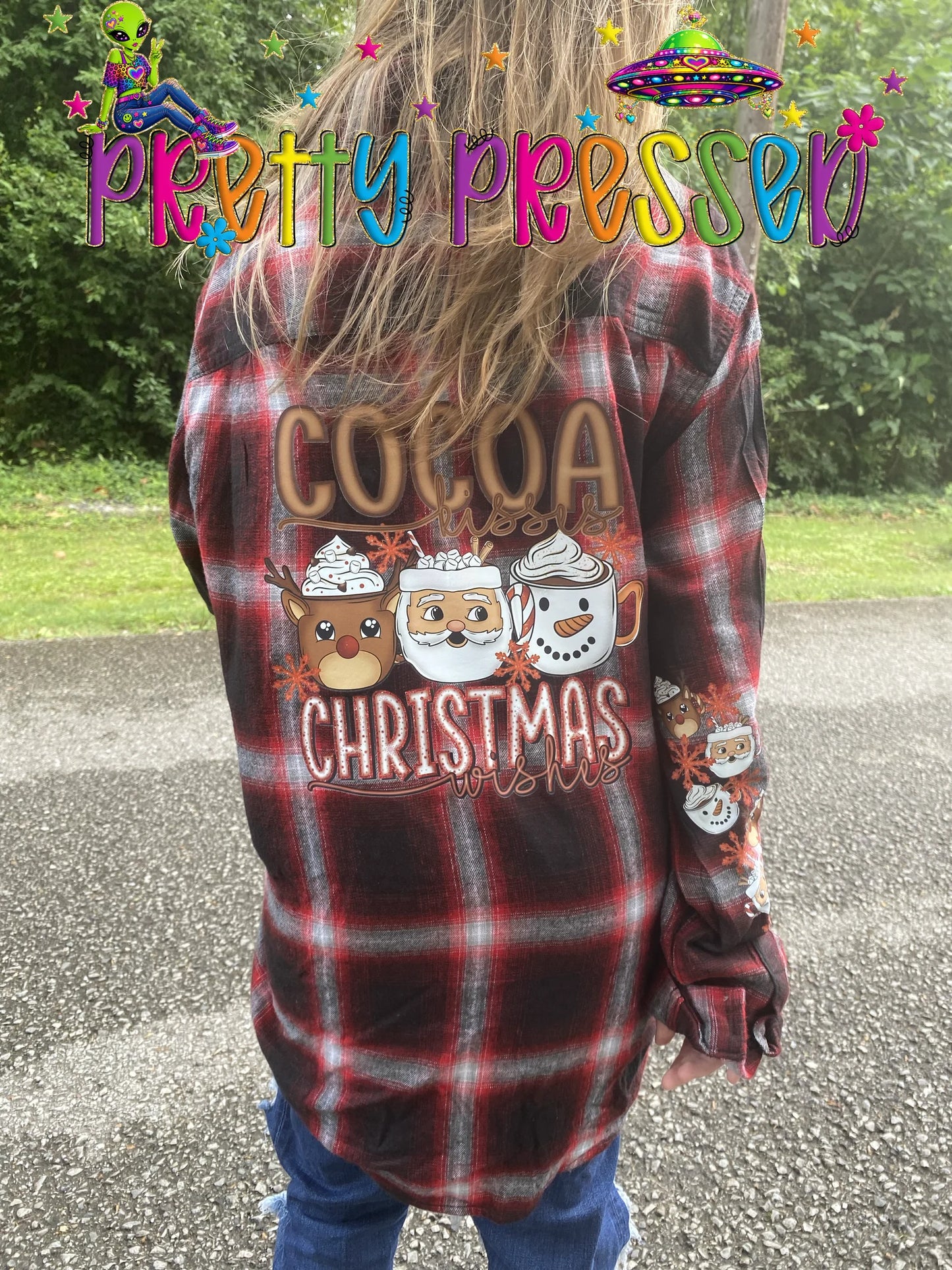 Cocoa Christmas Flannel - Medium