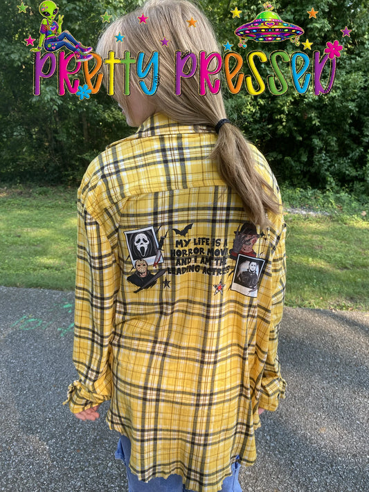 Horror Movie Flannel - Small